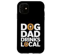 Chien Papa Boissons Local Craft Beer Brewery Lover Coque pour iPhone 11