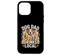 Chien Papa Boissons Local Craft Beer Brewery Lover Coque pour iPhone 12 Pro Max