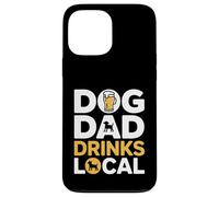 Chien Papa Boissons Local Craft Beer Brewery Lover Coque pour iPhone 13 Pro Max