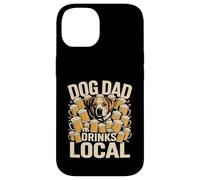Chien Papa Boissons Local Craft Beer Brewery Lover Coque pour iPhone 14