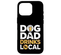 Chien Papa Boissons Local Craft Beer Brewery Lover Coque pour iPhone 16 Pro