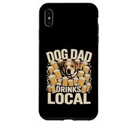 Chien Papa Boissons Local Craft Beer Brewery Lover Coque pour iPhone XS Max