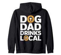 Chien Papa Boissons Local Craft Beer Brewery Lover Sweat à Capuche