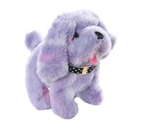 Chien parlant qui marche, jouet pour chien en mouvement pour les ,Chien robot électronique - robot électronique réaliste, chiot en peluche interactive, adorable pour l'intérieur et l'extérieur