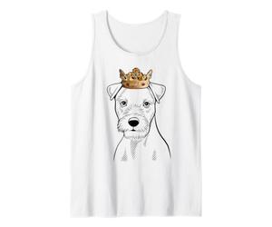 Chien Parson Russell Terrier Portant Une Couronne Débardeur