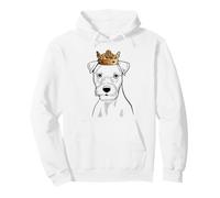 Chien Parson Russell Terrier Portant Une Couronne Sweat à Capuche