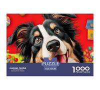 Chien Pasteur Puzzle Adulte 1000 Pièces De Qualité Supérieure - Le Défi des Puzzles Complexes, pour Une Cible Étendue (14 Ans Et Plus) 52x38cm/1000pcs
