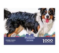 Chien Pasteur Puzzle Adulte 1000 Pièces L'Excellence du Puzzle-Défi - Conçu pour Une Clientèle Mixte (Homme, Femme, 14 Ans Et Plus) 52x38cm/1000pcs