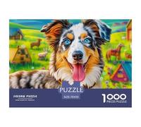 Chien Pasteur Puzzle Adulte 1000 Pièces L'Excellence du Puzzle-Défi - Conçu pour Une Clientèle Mixte (Homme, Femme, 14 Ans Et Plus) 70x50cm/1000pcs