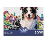 Chien Pasteur Puzzle pour Adultes - 1000 Pièces L'Excellence des Puzzles Difficiles en Défi - Un Cadeau D'Exception pour Adultes Et +14 Ans 38x26cm/1000pcs