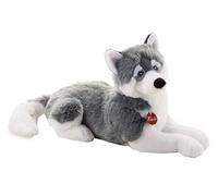 chien Peluches Huskey 60 cm gris / blanc