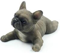 Chien Petit Seau de Loi Simulation Bouledogue Français Modèle Méthode Bétail Voiture Décoration Intérieure Résine Chien Modèle Animal Jardin Pelouse Maison Art Statue Sculpture Statue Extérieure