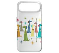 Chien pointeur Moderne du Milieu du siècle Vintage rétro Coque pour iPhone Air