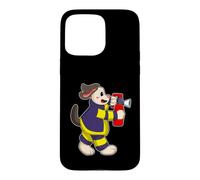 Chien Pompier Extincteur Pompiers Coque pour iPhone 15 Pro Max
