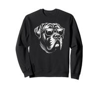 Chien Portant des Lunettes de Soleil Graphique Sweatshirt
