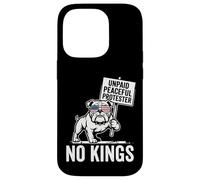 Chien Pro-démocratie sans rémunération - Protesteur sans Roi Coque pour iPhone 14 Pro