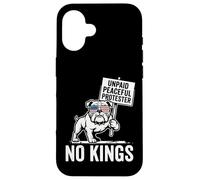 Chien Pro-démocratie sans rémunération - Protesteur sans Roi Coque pour iPhone 16