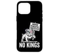 Chien Pro-démocratie sans rémunération - Protesteur sans Roi Coque pour iPhone 16 Pro Max