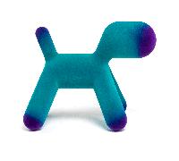 Chien Puppy S velours LxWxH 45x27x37cm