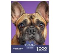 Chien Puzzle 1000 Pièces Animal Mignon - Détente Garantie, Défi Ludique pour Adultes, Déco Artistique, Poster + Cadeau Prêt, 38x26cm/1000pcs
