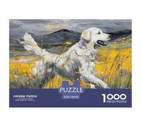 Chien Puzzle 1000 Pièces Cute Pets - Cadeau Original, Relaxation Mentale, Poster Décoratif, Pièces Épaisses & Solides, 70x50cm/1000pcs