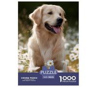Chien Puzzle 1000 Pièces Cute Pets - Cadeau Original, Relaxation Mentale, Poster Décoratif, Pièces Épaisses & Solides, 38x26cm/1000pcs