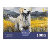 Chien Puzzle 1000 Pièces Cute Pets - Puzzle Cozy Soir D’Hiver, Carton Premium, Challenge en Duo, Poster pour Déco, 70x50cm/1000pcs