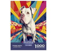 Chien Puzzle 1000 Pièces Educa Jouet en Bois Divertissement Créatif De l'art De La Décoration Jeu Éduchatif Challenge Toy pour Adultes Et Enfants À Partir De 12 Ans 38x26cm/1000pcs