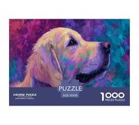 Chien Puzzle 1000 Pièces Jouet De Défi pour Adultes Guérison Puzzle Créatif Jeu Éducatif Familial Cadeau De Décoration Intérieure 70x50cm 1000pcs
