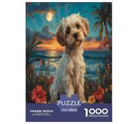 Chien Puzzles 1000 Pieces Cadeau Unique Jeu Éduchatif Défi Jouet À De Qualité Supérieure Peinture Art pour Adultes Et Enfants À Partir De 14 Ans 38x26cm/1000pcs