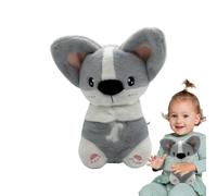 Chien qui dort en peluche qui, compagnon de sommeil de chien qui | Peluche Animaux qui ne jouent pas de jouet portable pour | Jouets pour filles, peluche pour chien avec lumière pour Thanksgiving