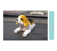 Chien qui remue / bouge / hoche la tête voiture 11x16 cm - Beagle n°5 G