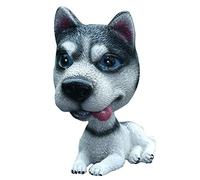 Chien Qui Secoue La Tête Figurine De Chien Ornements De Dessin Animé Figurines De pour Tableau De Bord De Voiture Affichage De Voiture Accessoires Secoue Ta Tête Carlin