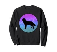 Chien Race Inuits du Nord Chien Galaxie Space Sweatshirt