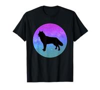 Chien Race Inuits du Nord Chien Galaxie Space T-Shirt