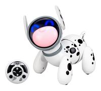 Silverlit - Ycoo - Chien Robot Jiggo - Robot Chien Interactif avec Télécommande - Nez Lumineux Émotionnel & Capteur Tactile - Réagit aux Caresses