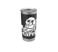 Chien - Rendez-vous plus tard en été ou en vacances - Caniche Gobelet isotherme en acier inoxydable double paroi
