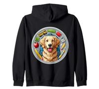 Chien Retriever à revêtement plat pour la rentrée scolaire Sweat à Capuche