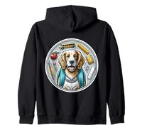 Chien Retriever à revêtement plat pour la rentrée scolaire Sweat à Capuche