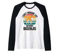 Chien rétro Mignon I Can't Imagine Life Without Basenji Dog Manche Raglan