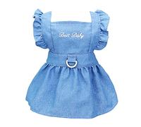 Chien Robe Chiot Luxe Jupe Vêtements Princesse Robes Mariage Soirée Tutu Denim Jupes pour Petit Chiesn Fille