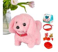 Chien Roboot Réaliste, Chien Roboot,Roboot CHIEN S'agissant Comme Un Véritable Chien - Marcher, Aboiements, Coucher La Queue, Animal En Peluche Électronique Pour Adultes, Comprend Un Vecteur