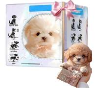 Chien Robot 2025, Mes Chiot robotiques réaliste,Chiot Robot Qui se Comporte comme Un Vrai Chiot, Chiens en Peluche interactifs pour Marcher, Aboie et Remue la Queue pour Enfants et Adultes (#07)