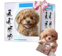Chien Robot 2025, Mes Chiot robotiques réaliste,Chiot Robot Qui se Comporte comme Un Vrai Chiot, Chiens en Peluche interactifs pour Marcher, Aboie et Remue la Queue pour Adultes et Enfants (#06)