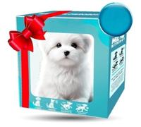 Chien robot 2025 pour Version améliorée , Nouveau 2025 Mon chiot robot réaliste qui agit comme un vrai chiot - Marche, aboie, remue la queue,Un chien jouet qui marche et aboie，Idéal comme cadeau