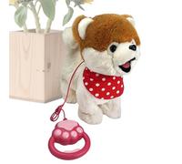 Chien Robot - ABS Peluche 24x23x14 Cm | Jouet Chiot Robot Interactif Réaliste | Chien Électronique Qui Marche Et Aboie | Pour Garçons Filles Maison Voyage Chambre Salon Intérieur Salle De Cla