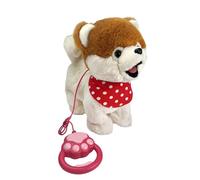 Chien Robot - Chien en peluche musicale avec langue à lécher | pour garçons, filles, adolescents, fêtes, anniversaires, maison, voyages, chambre, salon, jardin, intérieur