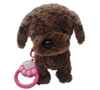 Chien Robot Froplays : un chien robotique réaliste avec rétroaction haptique, effets sonores réalistes, mouvements pour lécher la langue, une laisse à télécommande, fourrure douce, énergie de battage