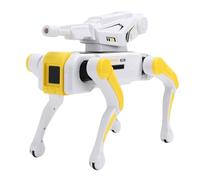 Chien robot intelligent, chien télécommandé, chiot interactif programmable télécommandé, contrôle vocal et télécommande, modes de jeu : routines de danse et activités d'apprentissage, etc. (avec petit