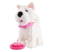 Chien Robot intelligent - Jouets en peluche interactifs au design réaliste - Robot chien avec capteur tactile qui se comporte comme réel avec imitation sons | pour enfants, filles, garçons